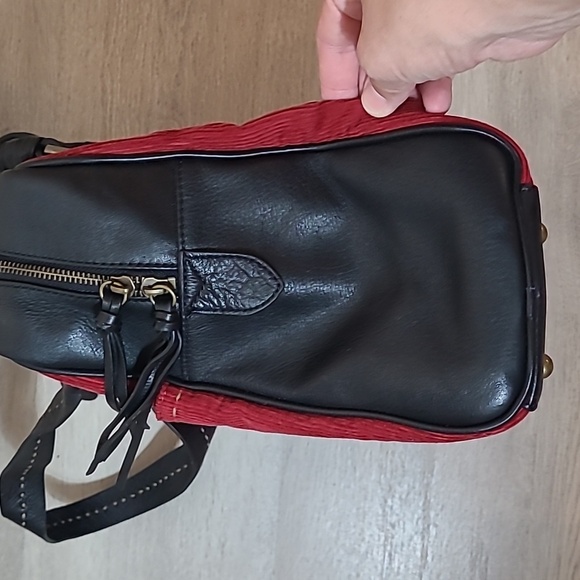 LouLou de la Falaise large red courderoy purse. Pristine like new condition. - Picture 7 of 10